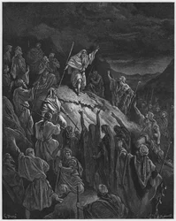 Mattathias appelliert an die jüdischen Flüchtlinge